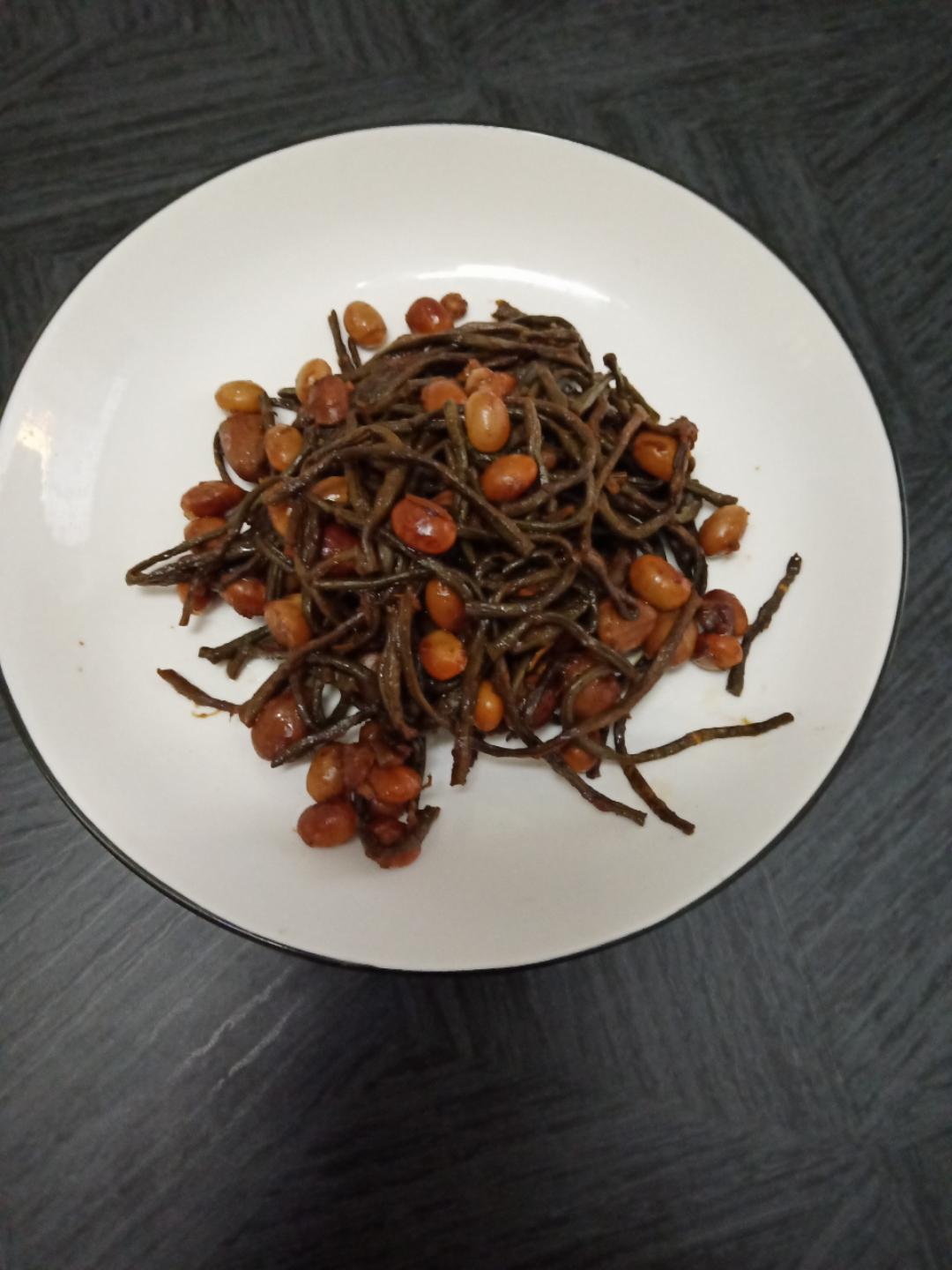 干豆角酱黄豆