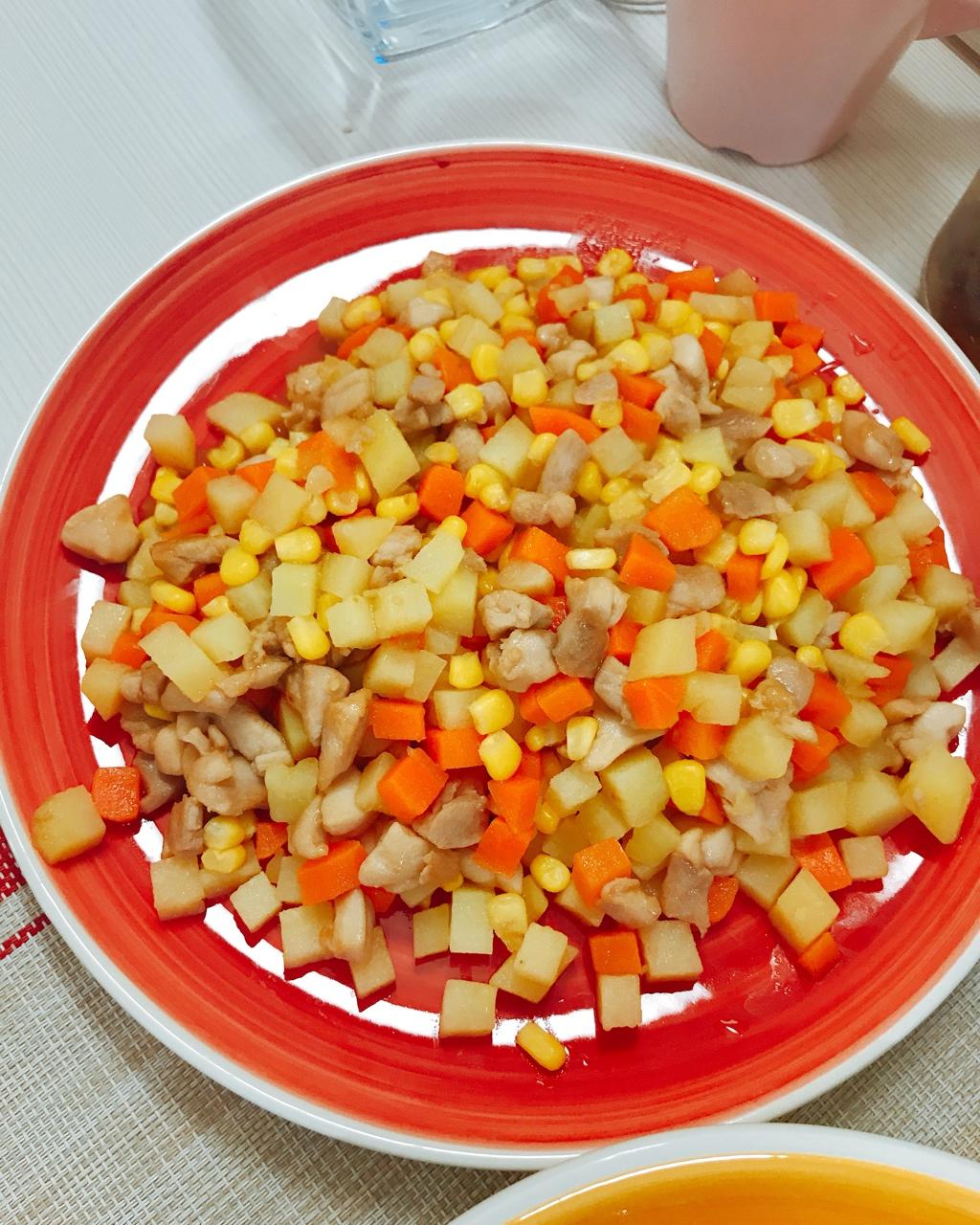 炒三丁