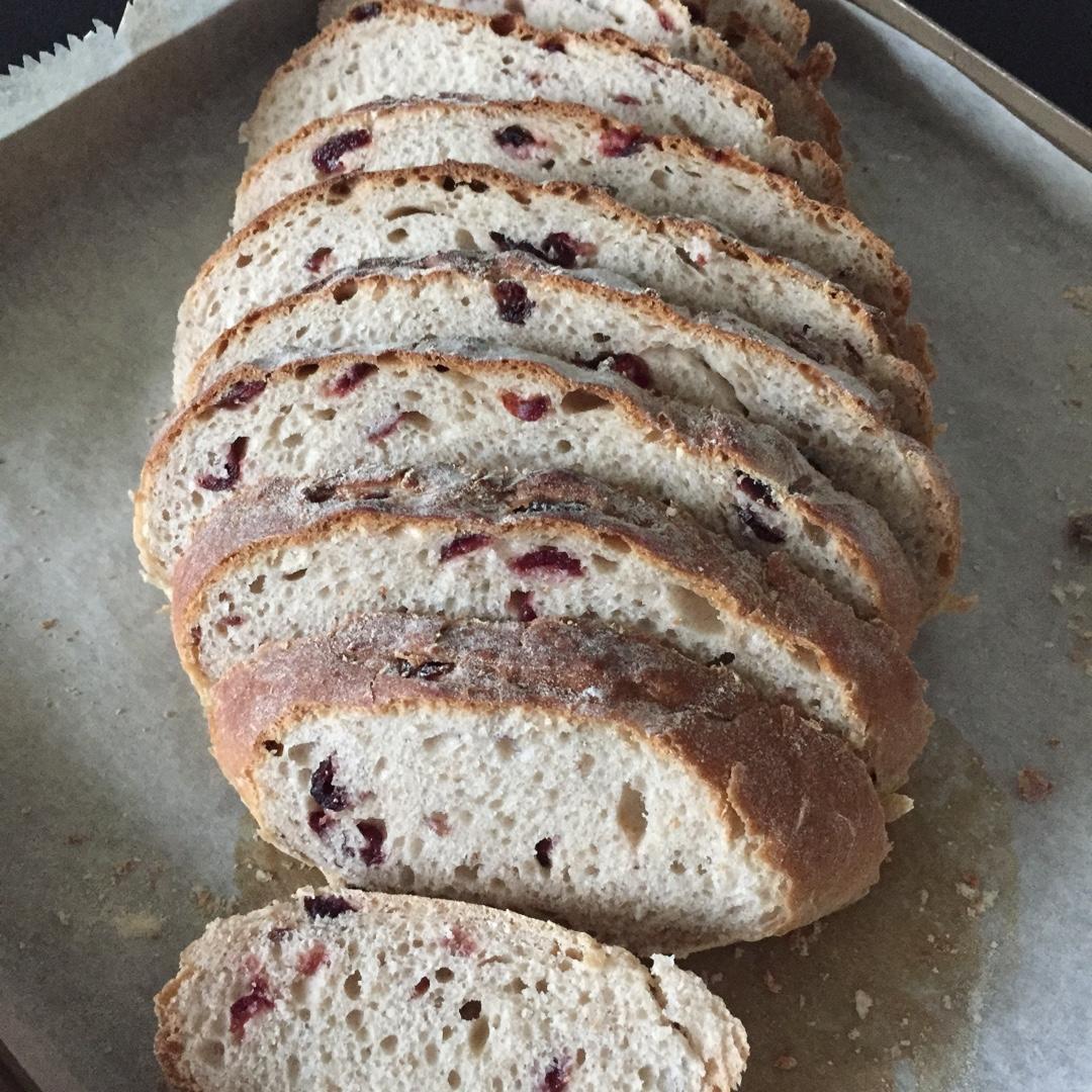 黑麦蔓越莓软欧包