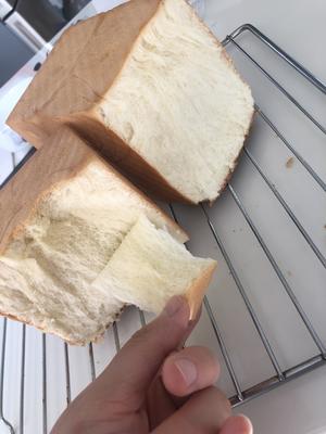 第一次做就成功的奶香土司面包，一次发酵版的做法 步骤18