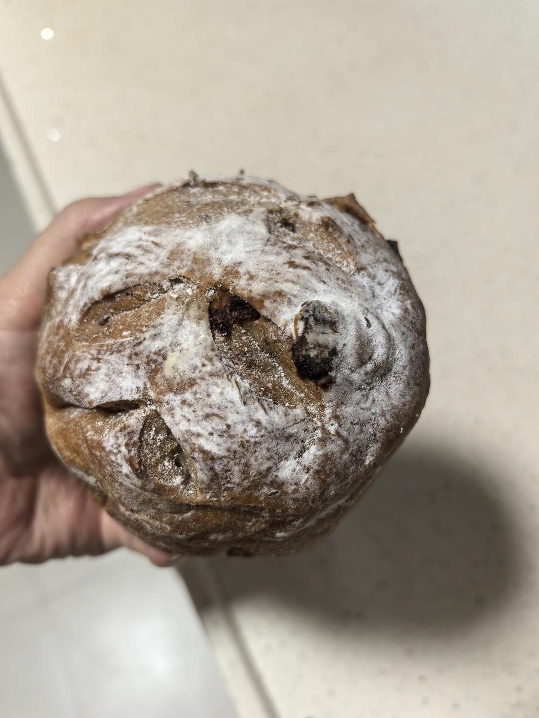 核桃蔓越莓软欧包