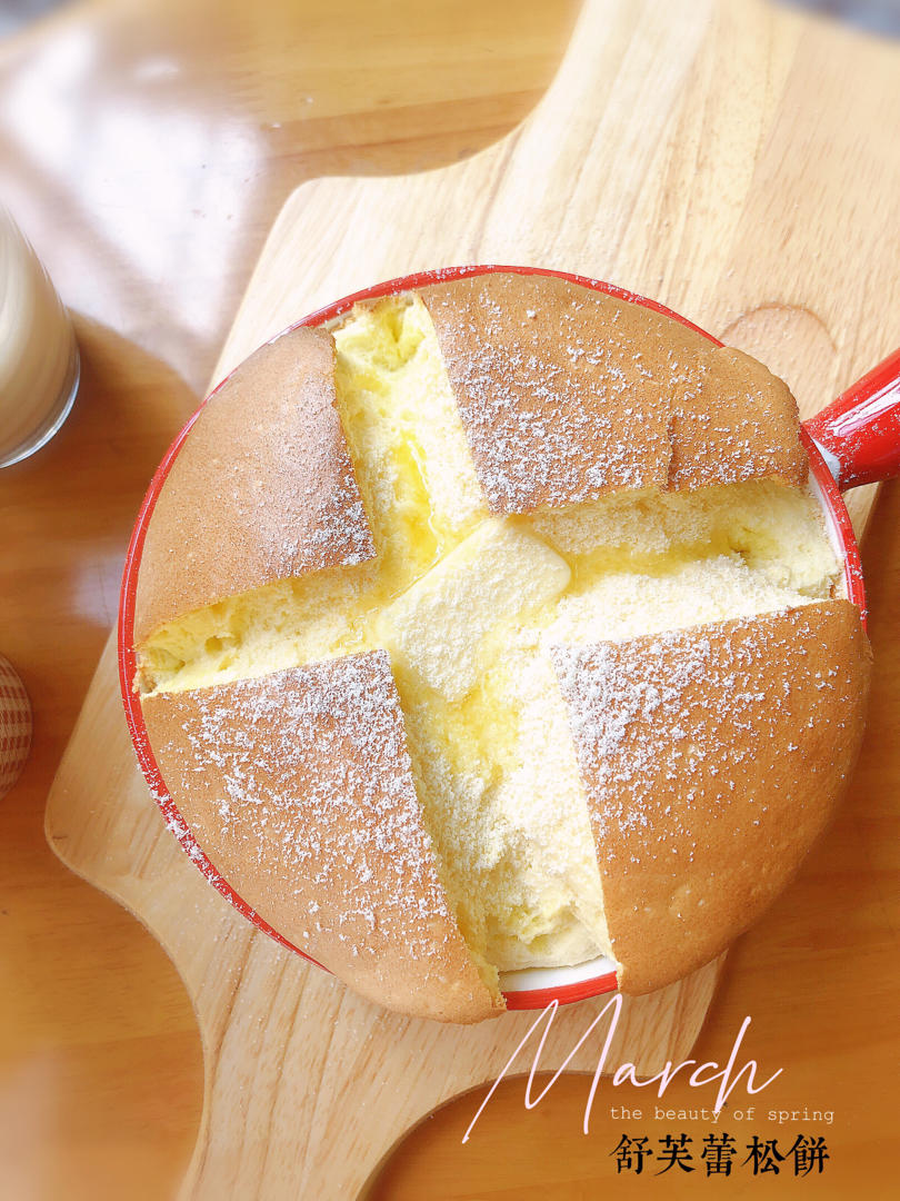 2个鸡蛋✨做松软的黄油舒芙蕾🥞想翻车都难