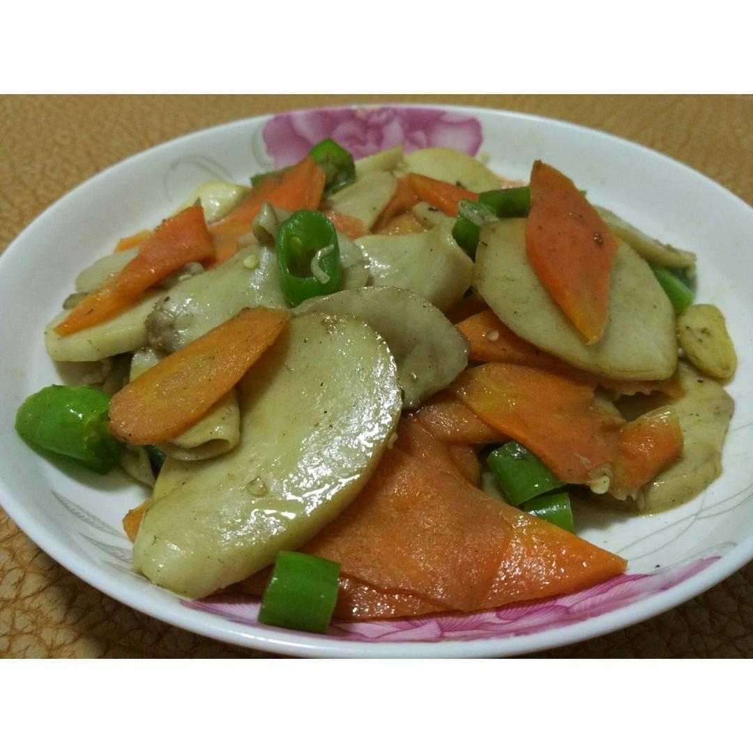 老丁的私房菜-美极杏鲍菇