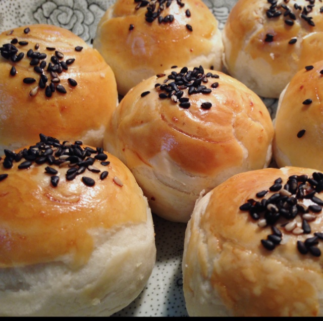 苏式榨菜鲜肉月饼