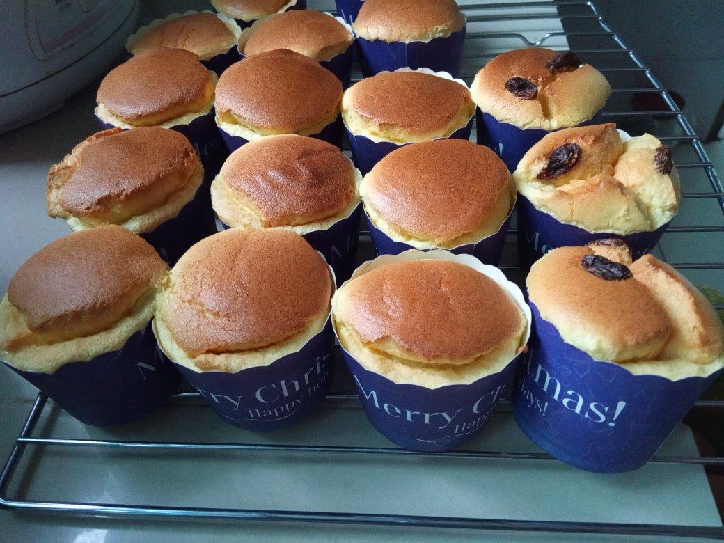 纸杯蛋糕 8寸戚风蛋糕的量