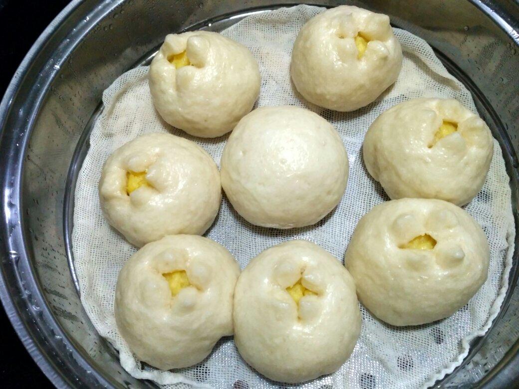 奶黄馅儿和奶黄包