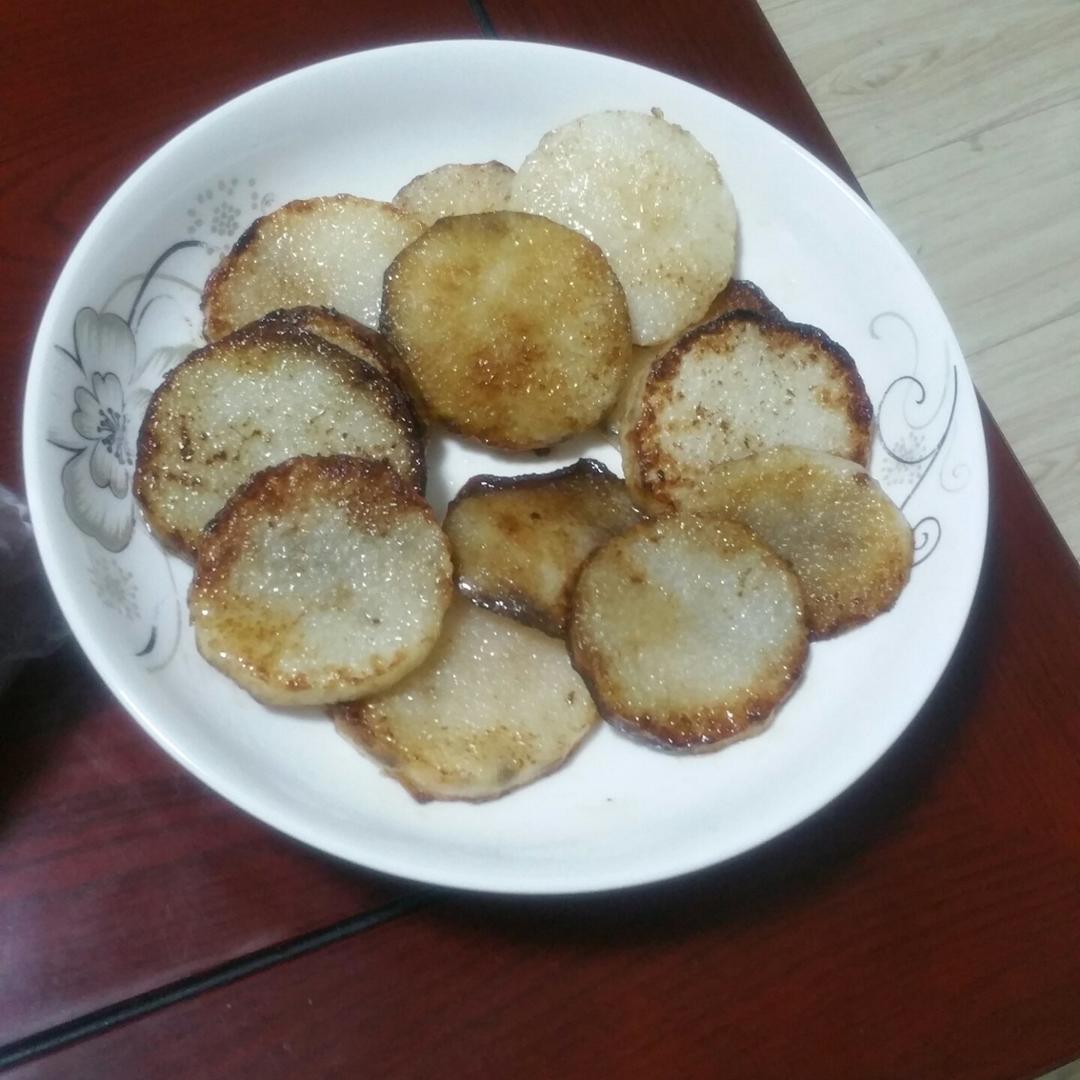 老板，来份煎山药。