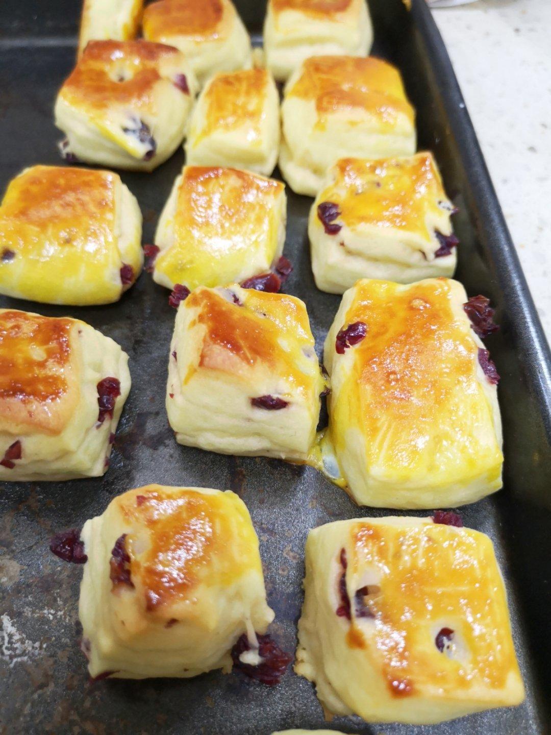 蔓越莓优格小面包块