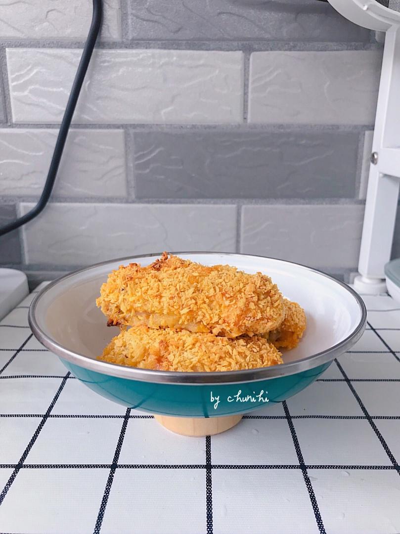 烤鸡翅（面包糠版）