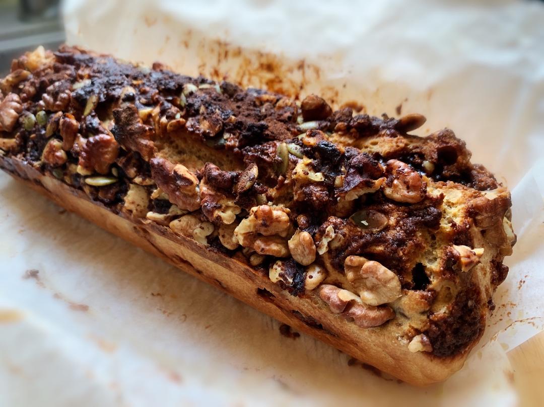 肉桂卷快手面包丨健康·烘焙