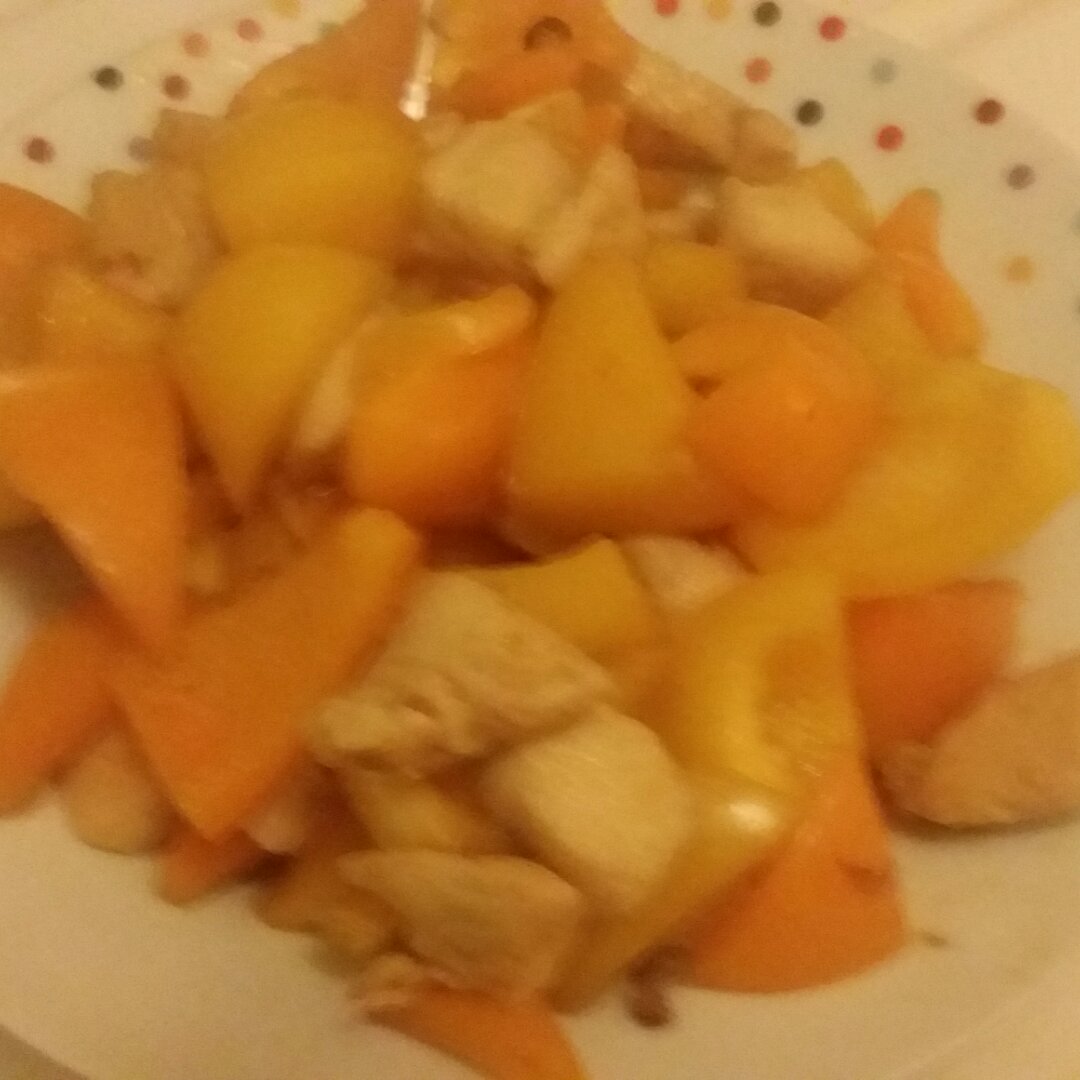 健身减肥最爱的鸡胸料理！——彩椒鸡丁