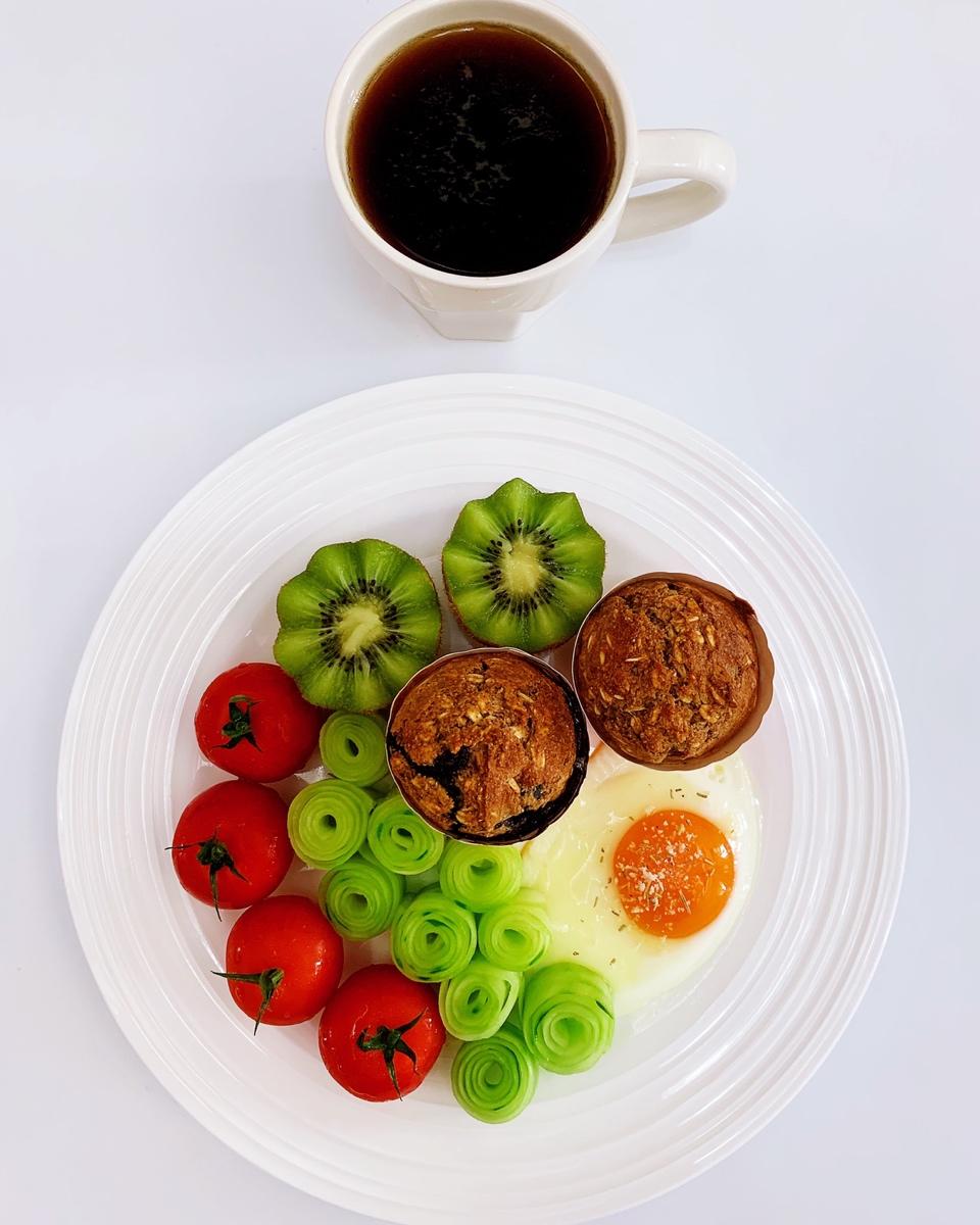 健康版蓝莓全麦燕麦玛芬