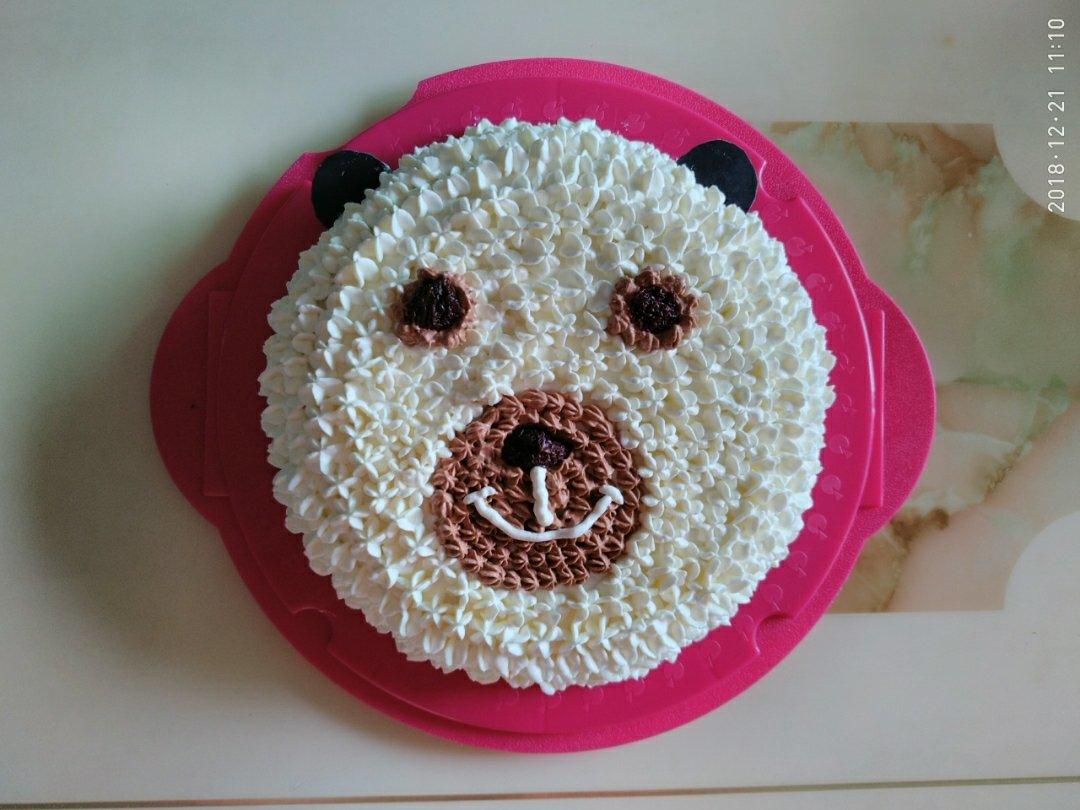 小熊生日蛋糕