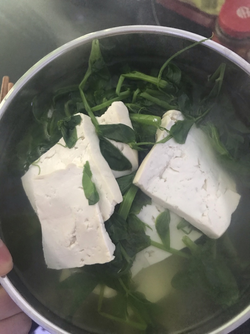 零基础小白都能轻松快手做的超清淡青菜豆腐汤