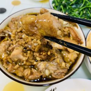 蒸蒸日上·鸡肉焖香菇腐竹的做法 步骤12