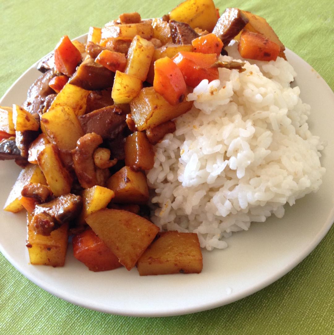 基础版土豆咖喱饭