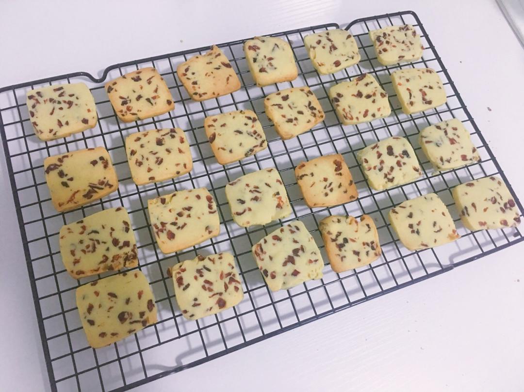 低糖少油版蔓越莓饼干