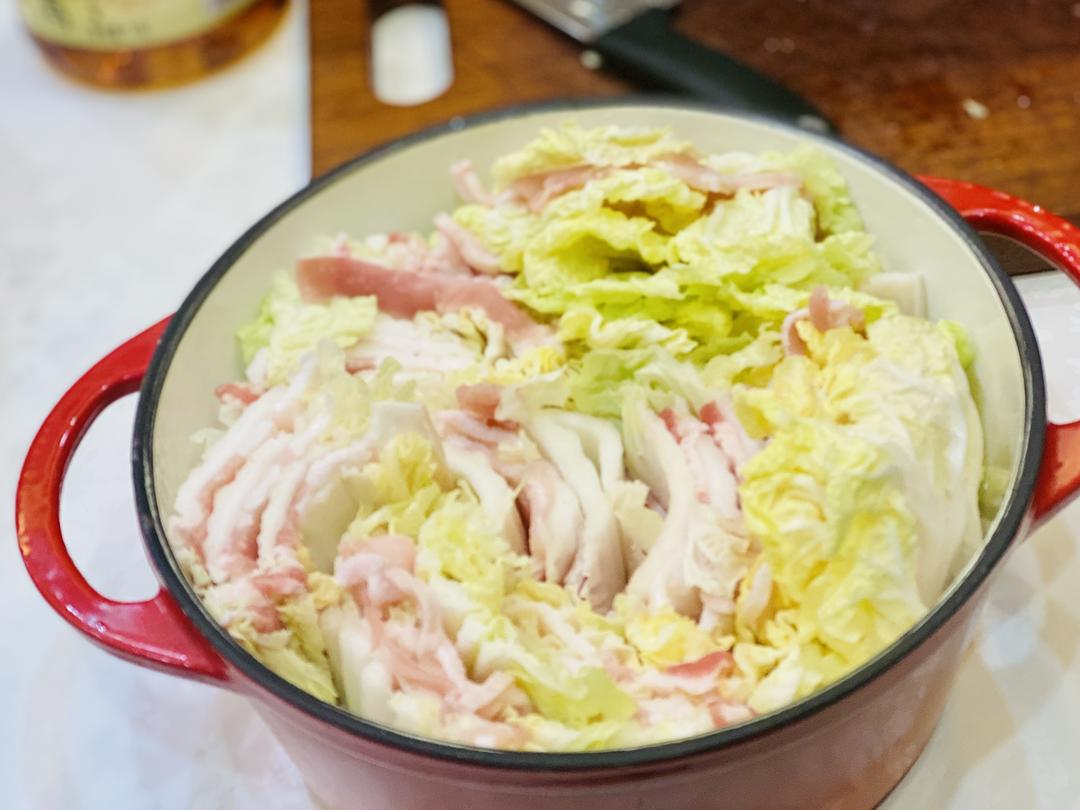 春日白菜猪肉锅