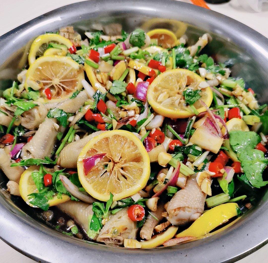 抖音网红百香果柠檬凤爪