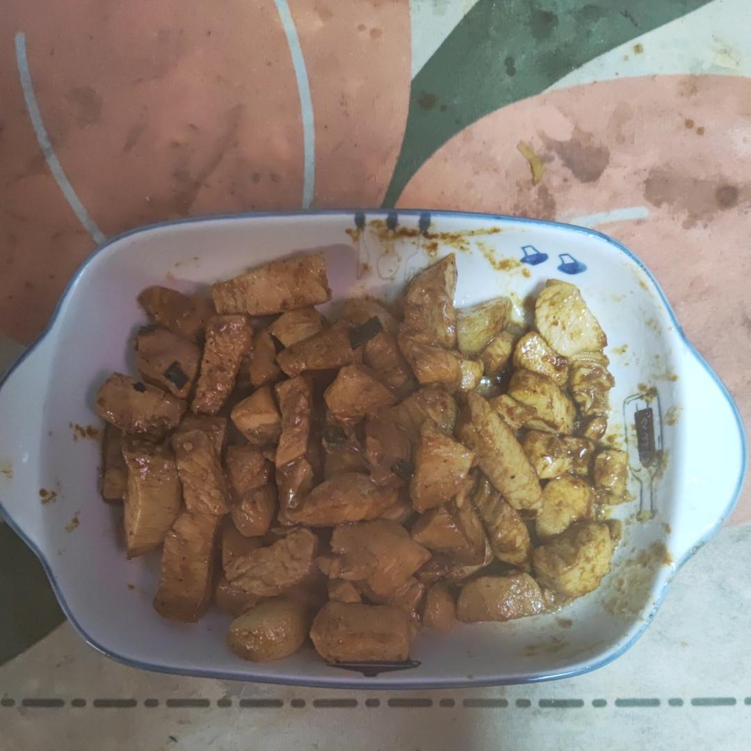 孜然蒜香鸡胸肉
