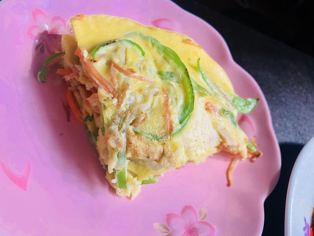 胡萝卜土豆丝鸡蛋饼