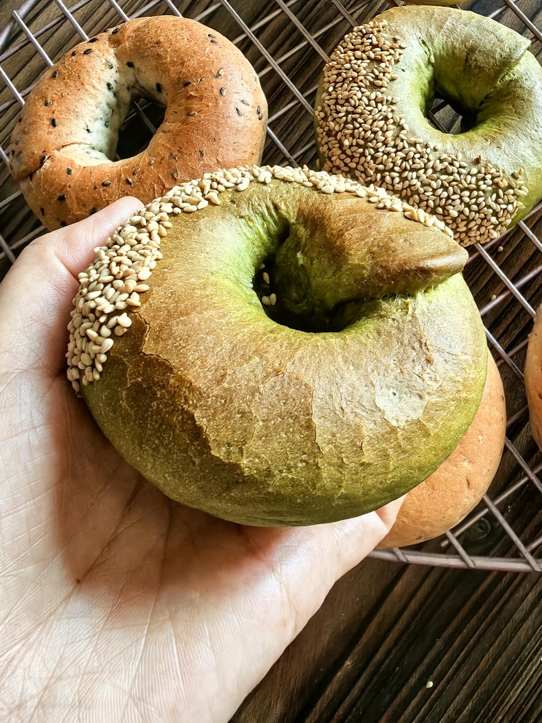 抹茶贝果
