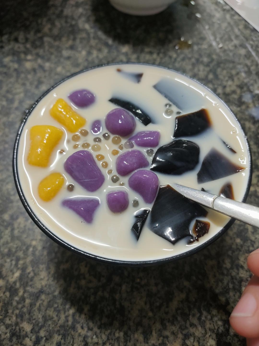 自制三色芋圆1⃣️（附上窍门详细比例）