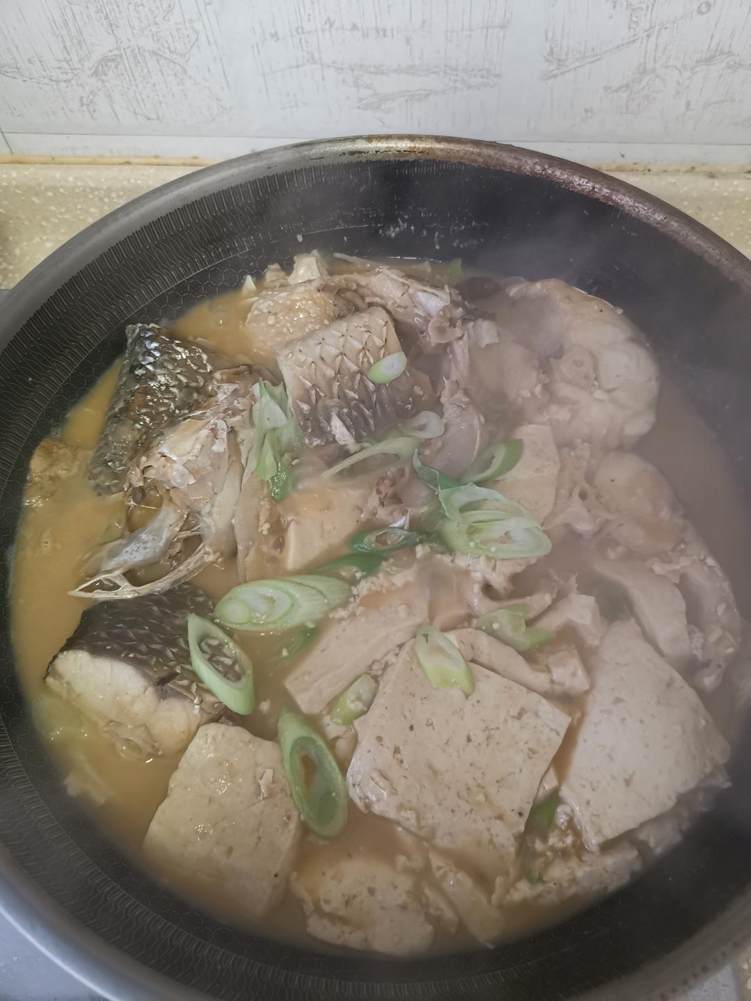 家常梭鱼炖豆腐