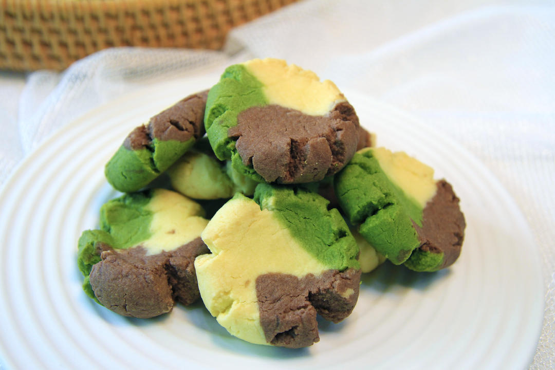 三色玛格丽特饼干的做法