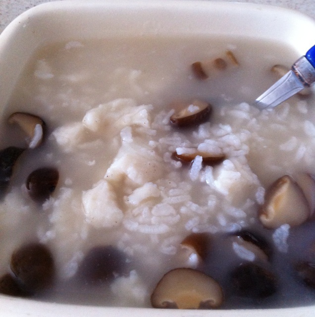 香菇鱼片粥