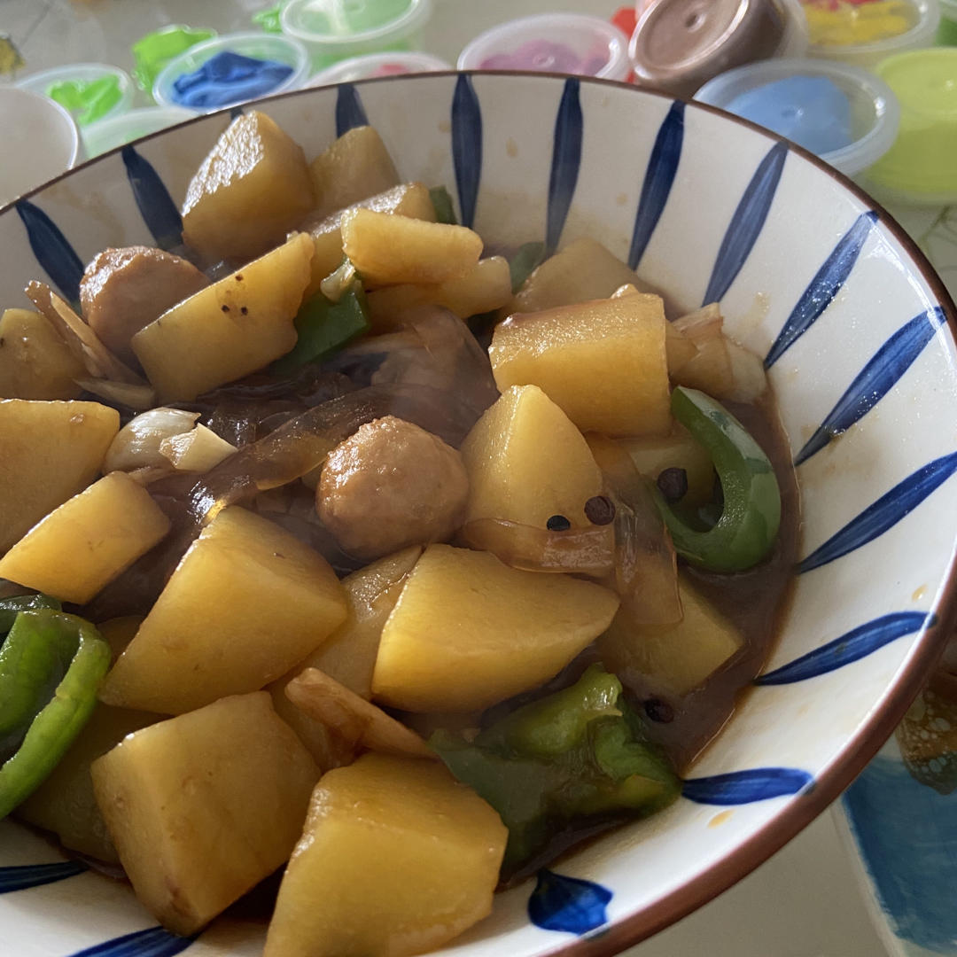 土豆炖粉条（无肉版）