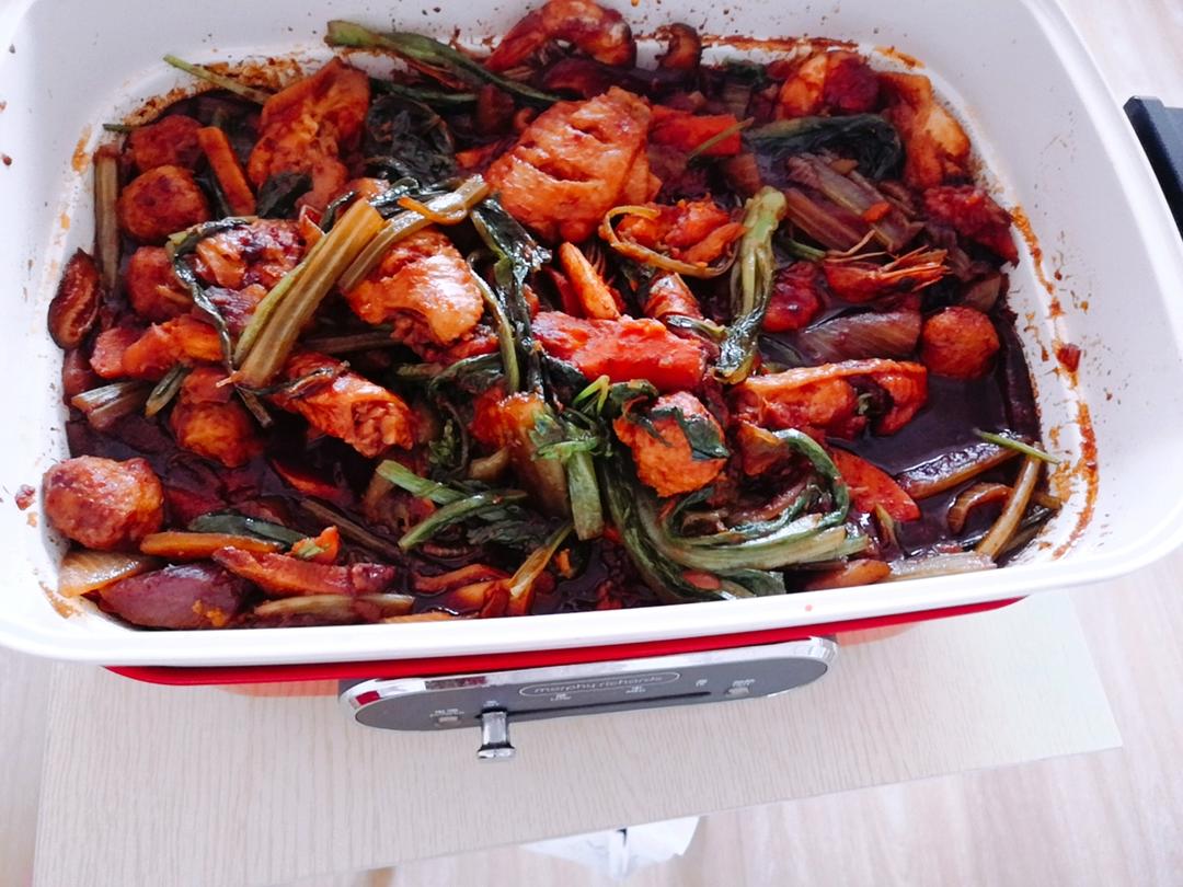 不加一滴水❗️自制家庭版三汁焖锅❗️