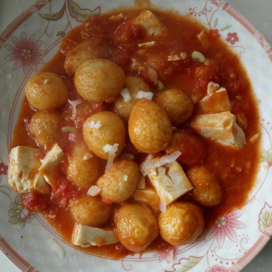 茄汁虎皮蛋（附快速剥蛋壳的方法）