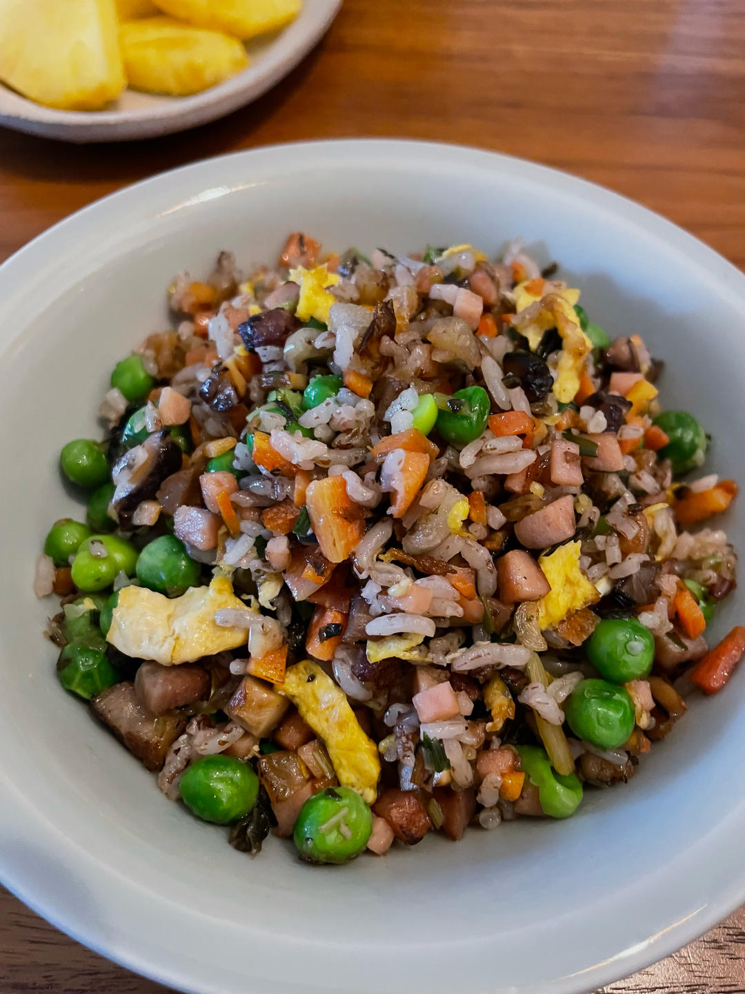 腊肉什锦炒饭