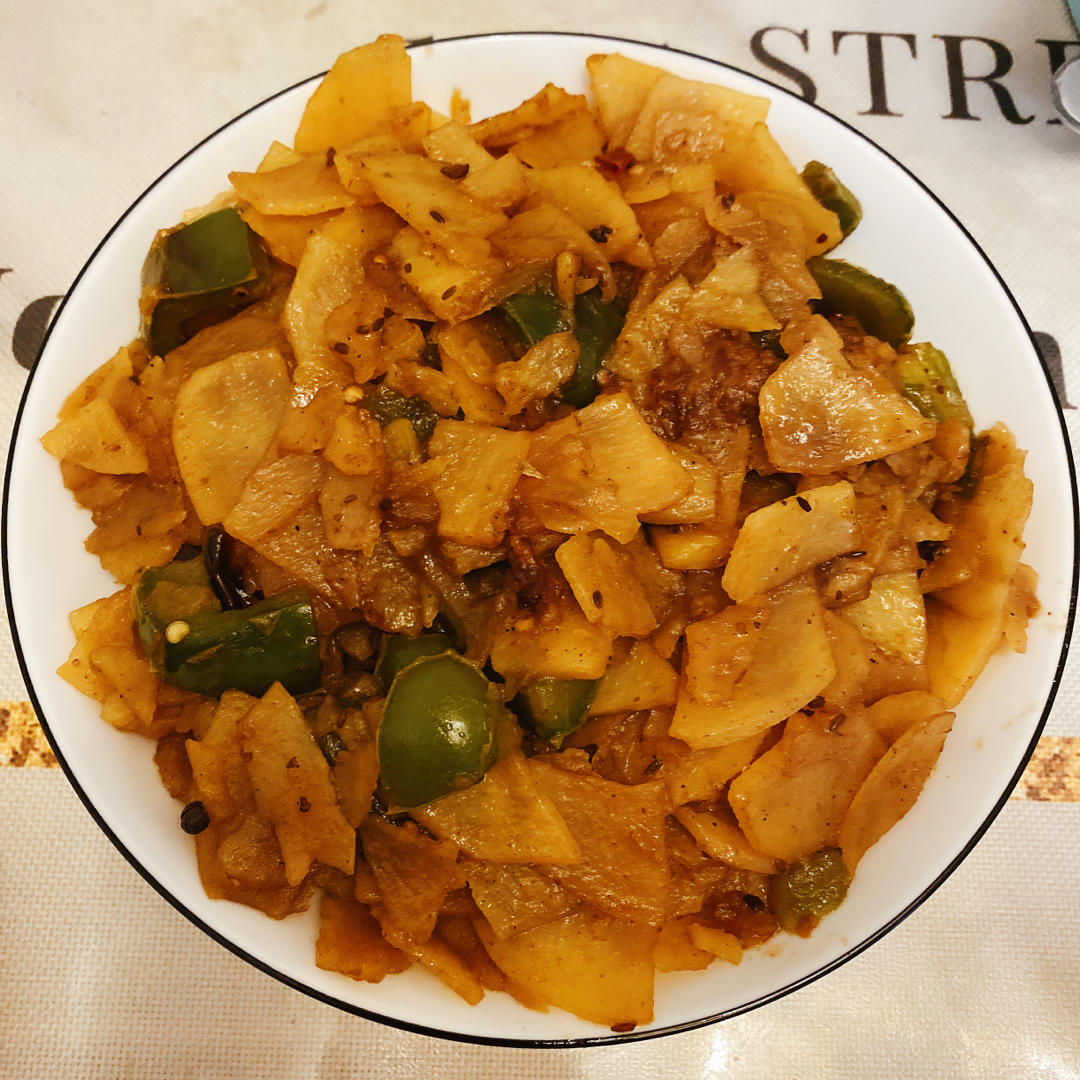 干锅土豆片（麻辣味，非油炸）