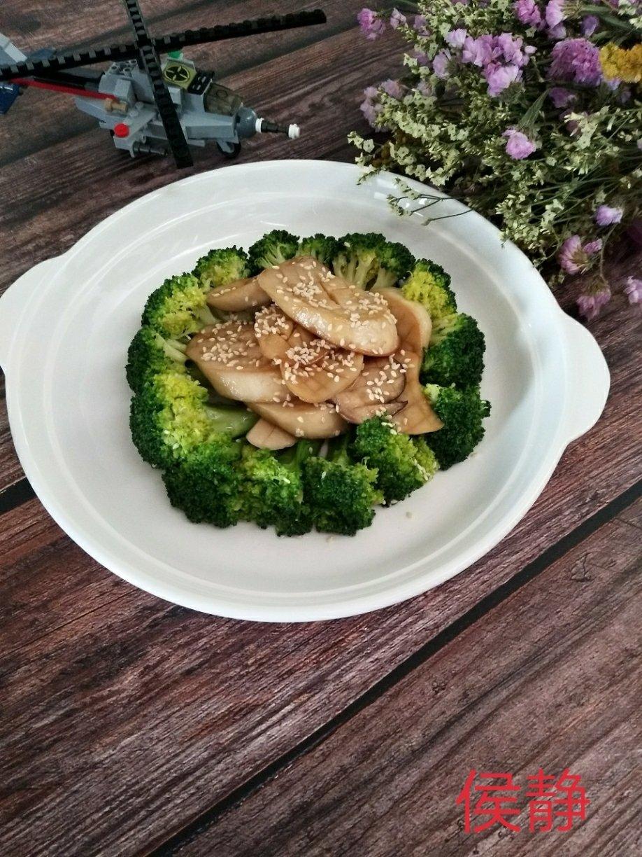 杏鲍菇扣西蓝花