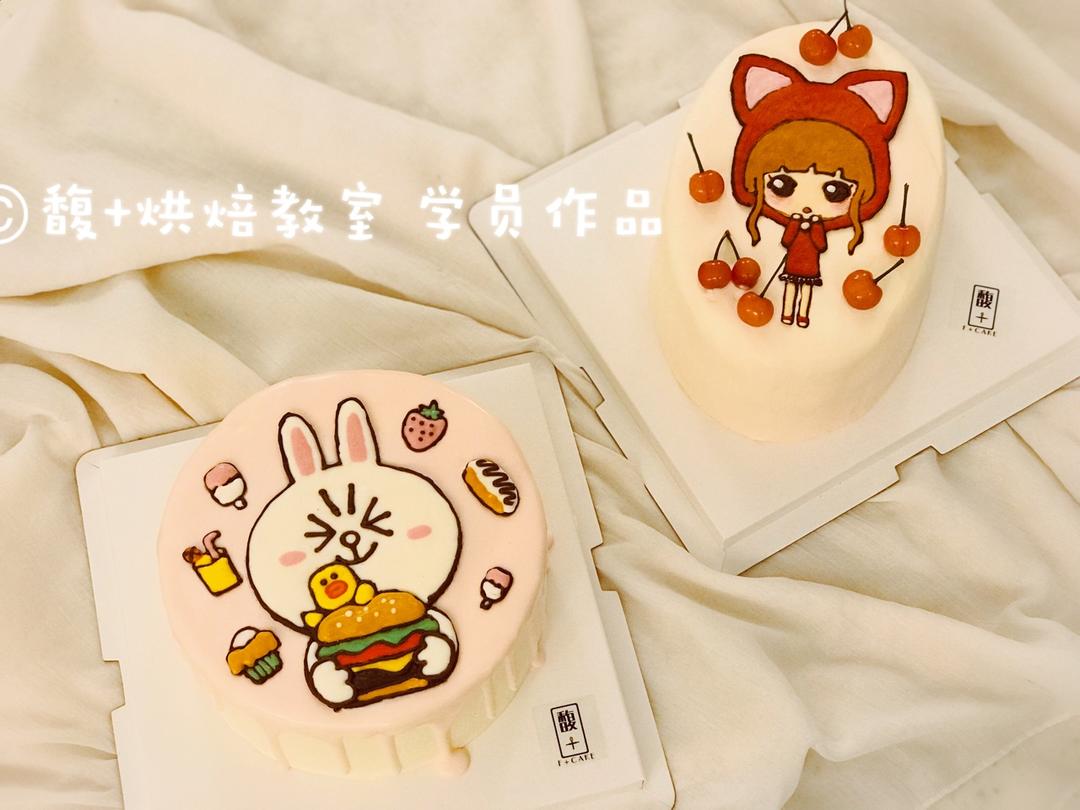 Claire的手绘蛋糕