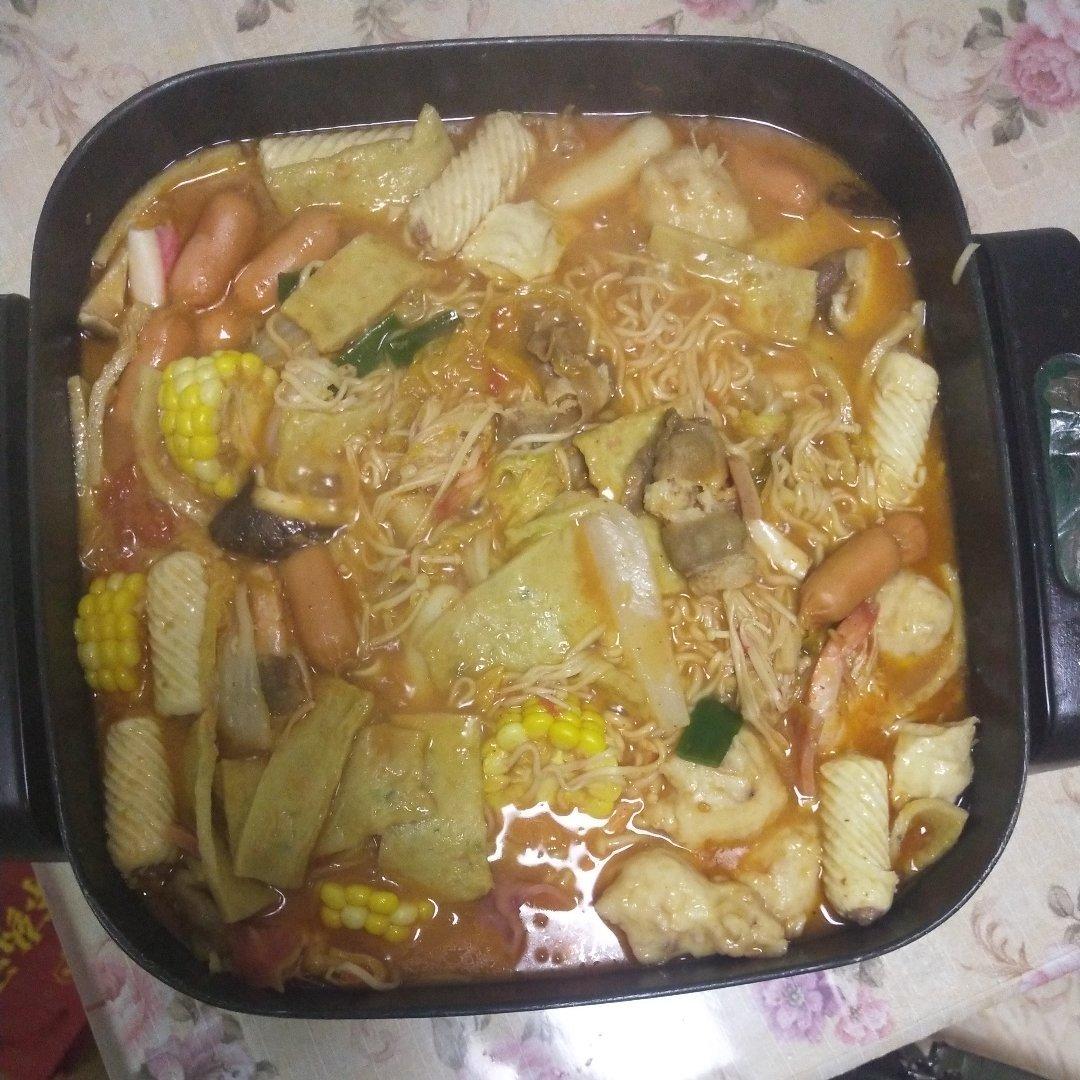 韩国芝士年糕火锅