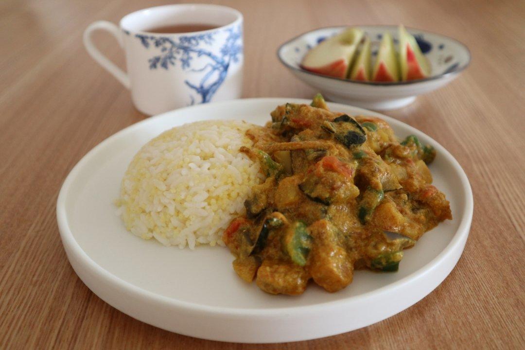 素咖喱饭