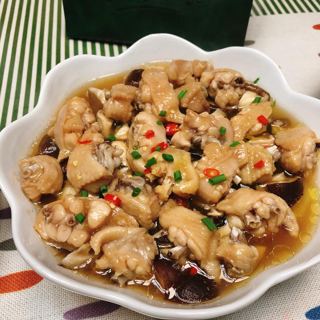 蒸菜更健康--香菇蒸鸡翅