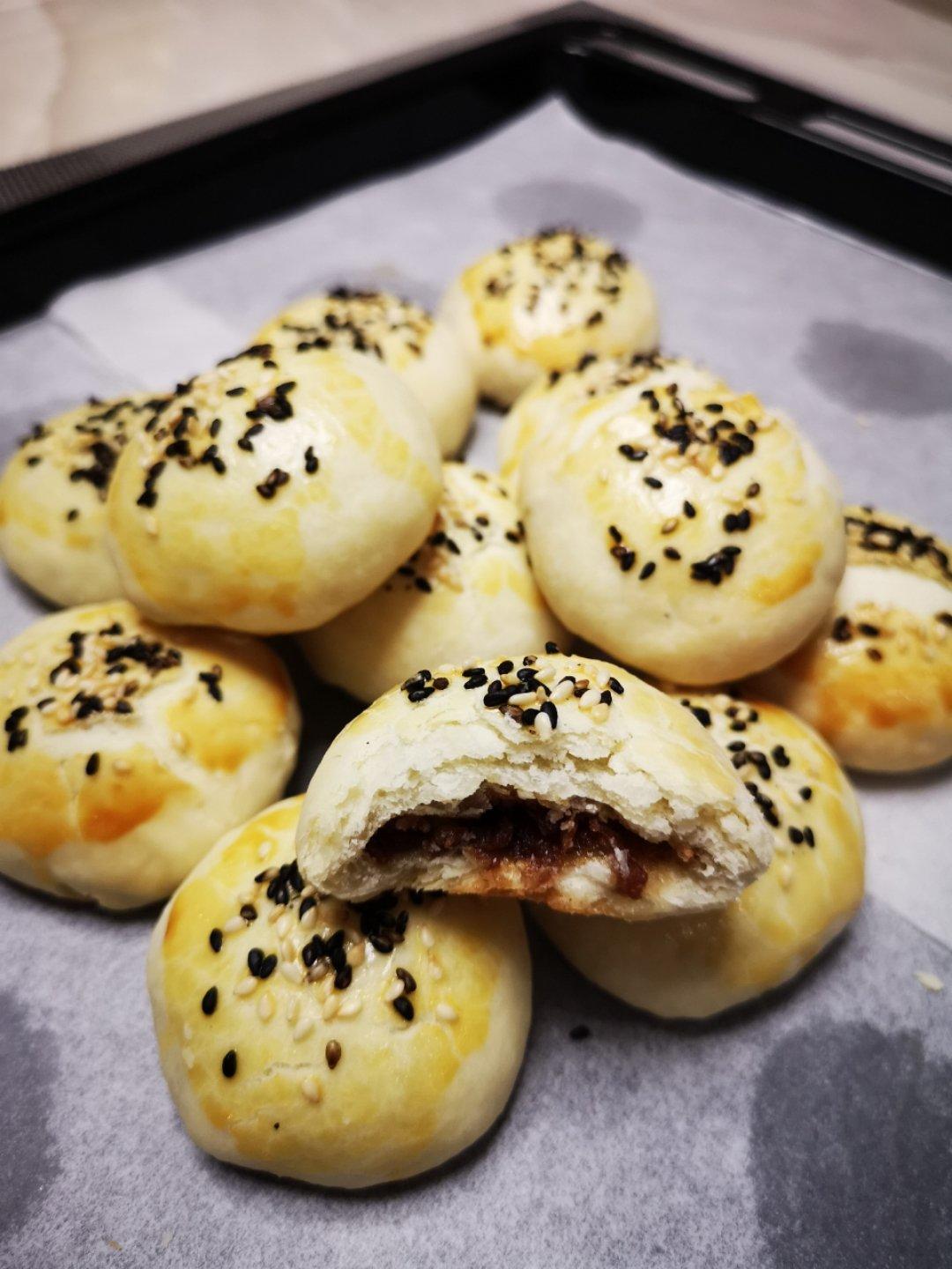 玫瑰花饼~~黄油版(视频菜谱)