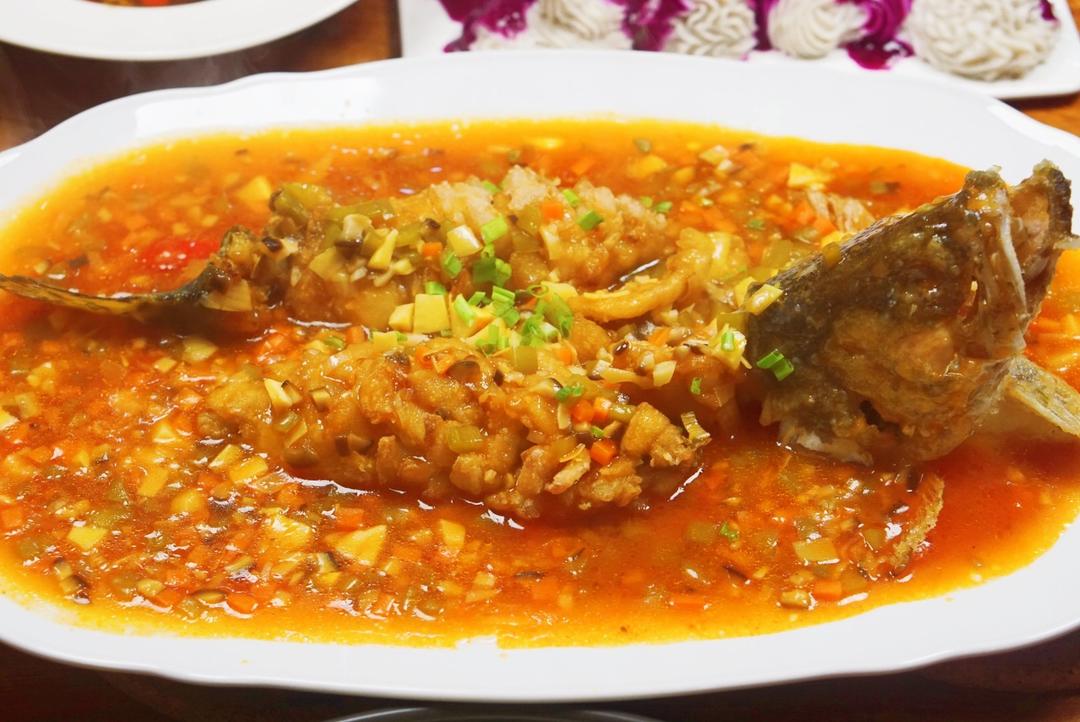 年菜必学【松鼠桂鱼】，给你多动图食谱，不信你学不会！（孔瑶原创食谱）