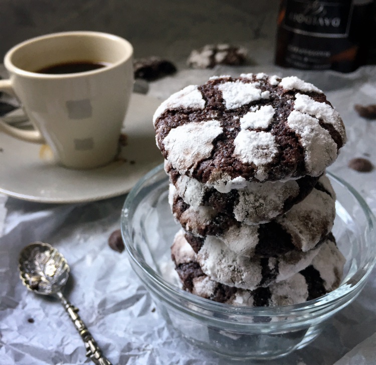 裂纹巧克力饼干