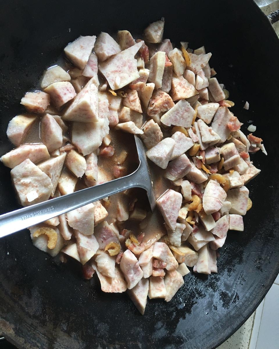 简单易做好吃又营养的腊味芋头糕广式芋头糕香煎芋头糕新手零失败系列