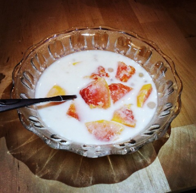 木瓜椰汁西米露