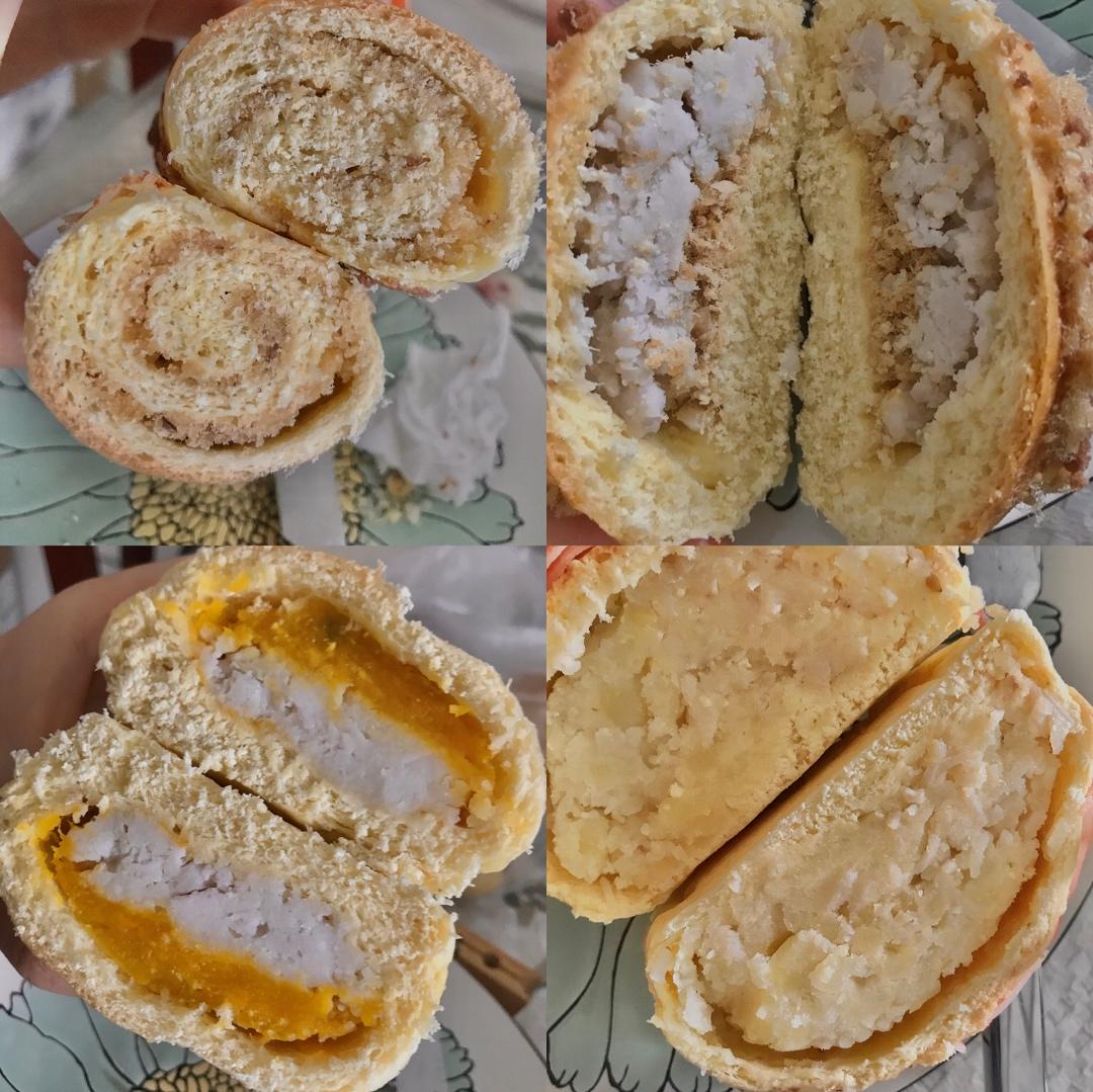 麻薯核桃夹心软欧包