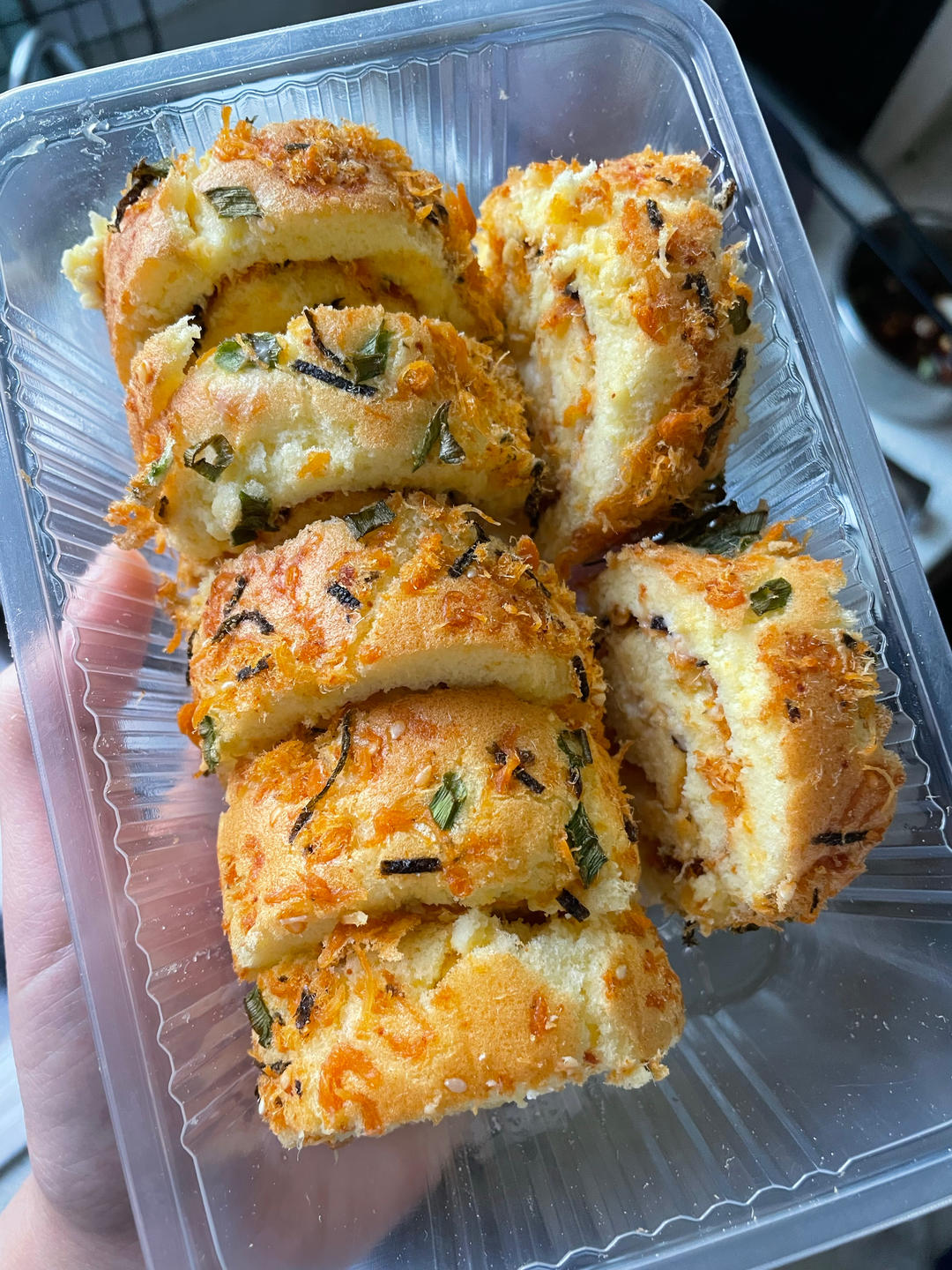 香葱肉松蛋糕卷-绵软细腻/可盐可甜