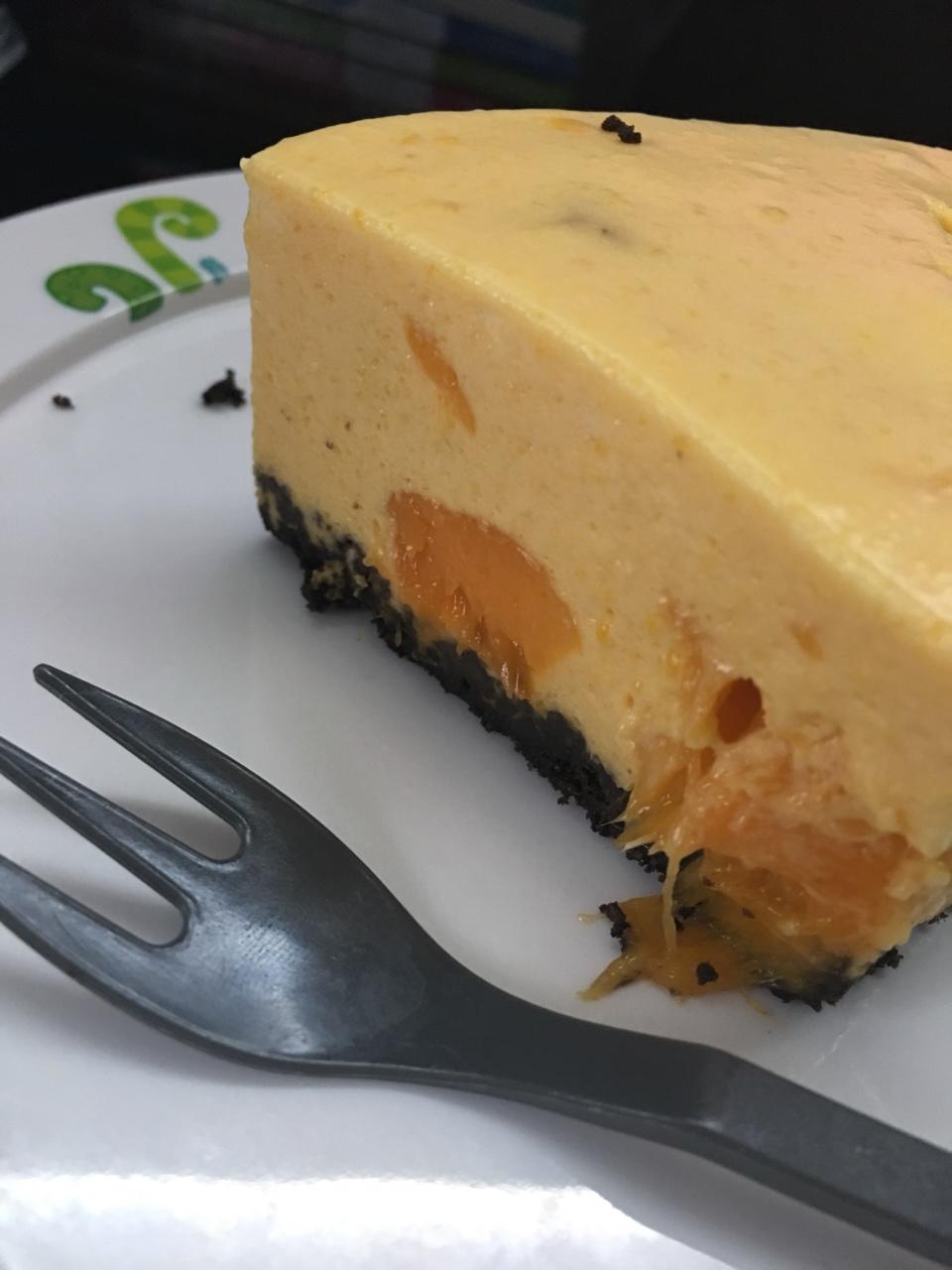 料超足的芒果慕斯蛋糕