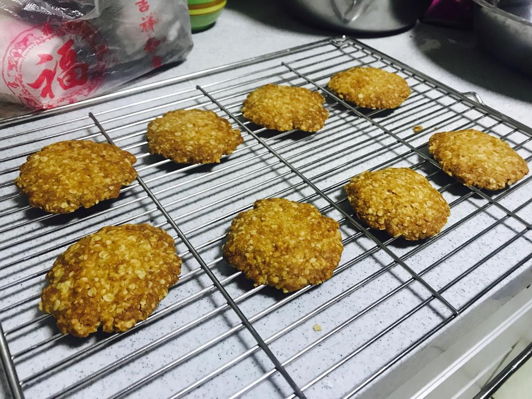 植物油版红糖燕麦饼干（超快手）