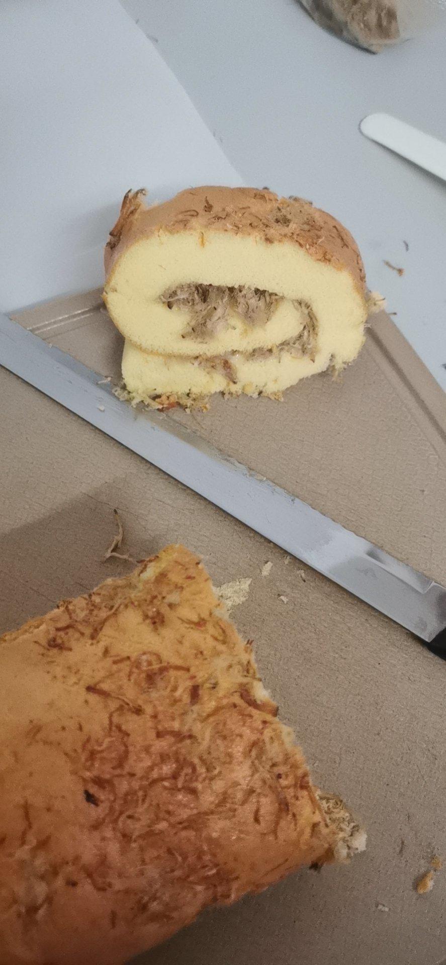 香葱肉松肥蛋糕卷～